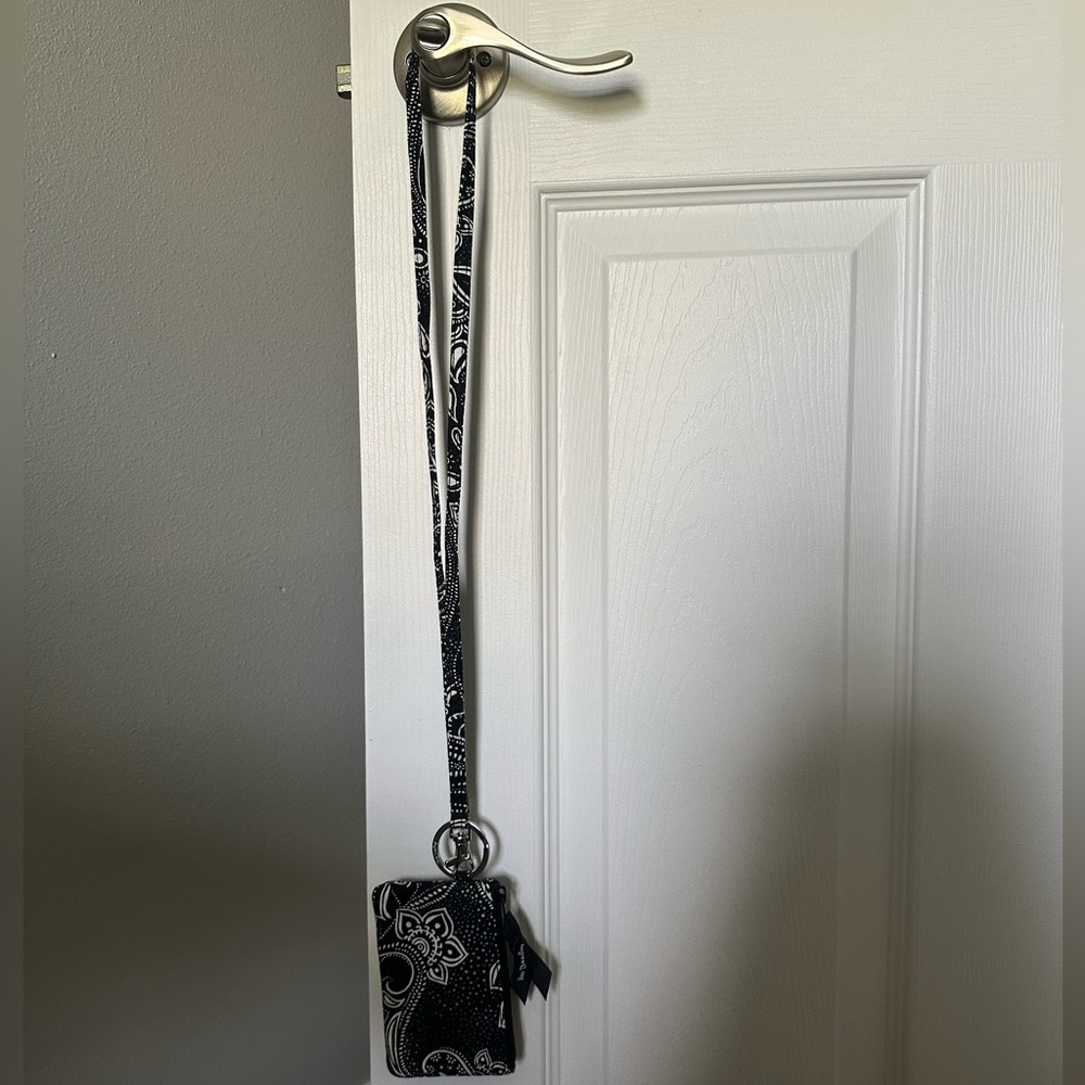 Vera Bradley zip ID lanyard